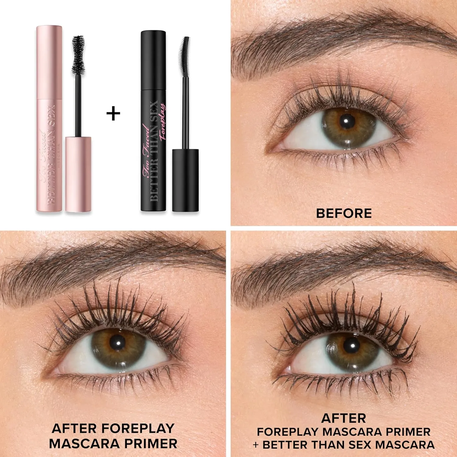 Too Faced Better Than Sex Foreplay Mascara Primer | Long Lasting   Volumizing
