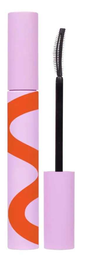 Tower Two Eight Triple-Wave Volumizing Mascara, Vegan Formula, Lengthening and Defining, Water-Resistant Jet - Black