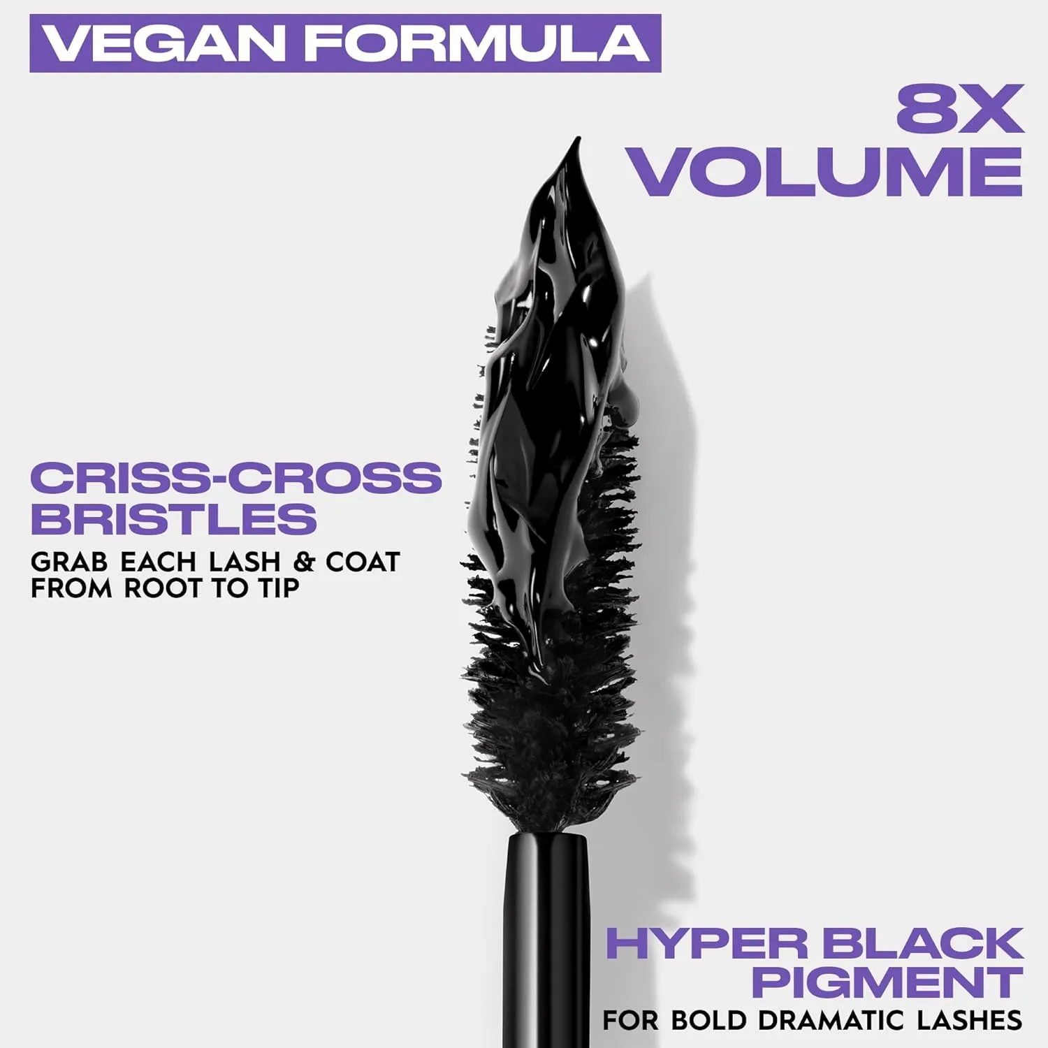 Urban Decay Perversion Volumizing Mascara - Intense Black Lengthening Mascara, Smudge-Resistant, Flake-free, Buildable Lash Volume & Length, Curling & Separating, Cruelty-free