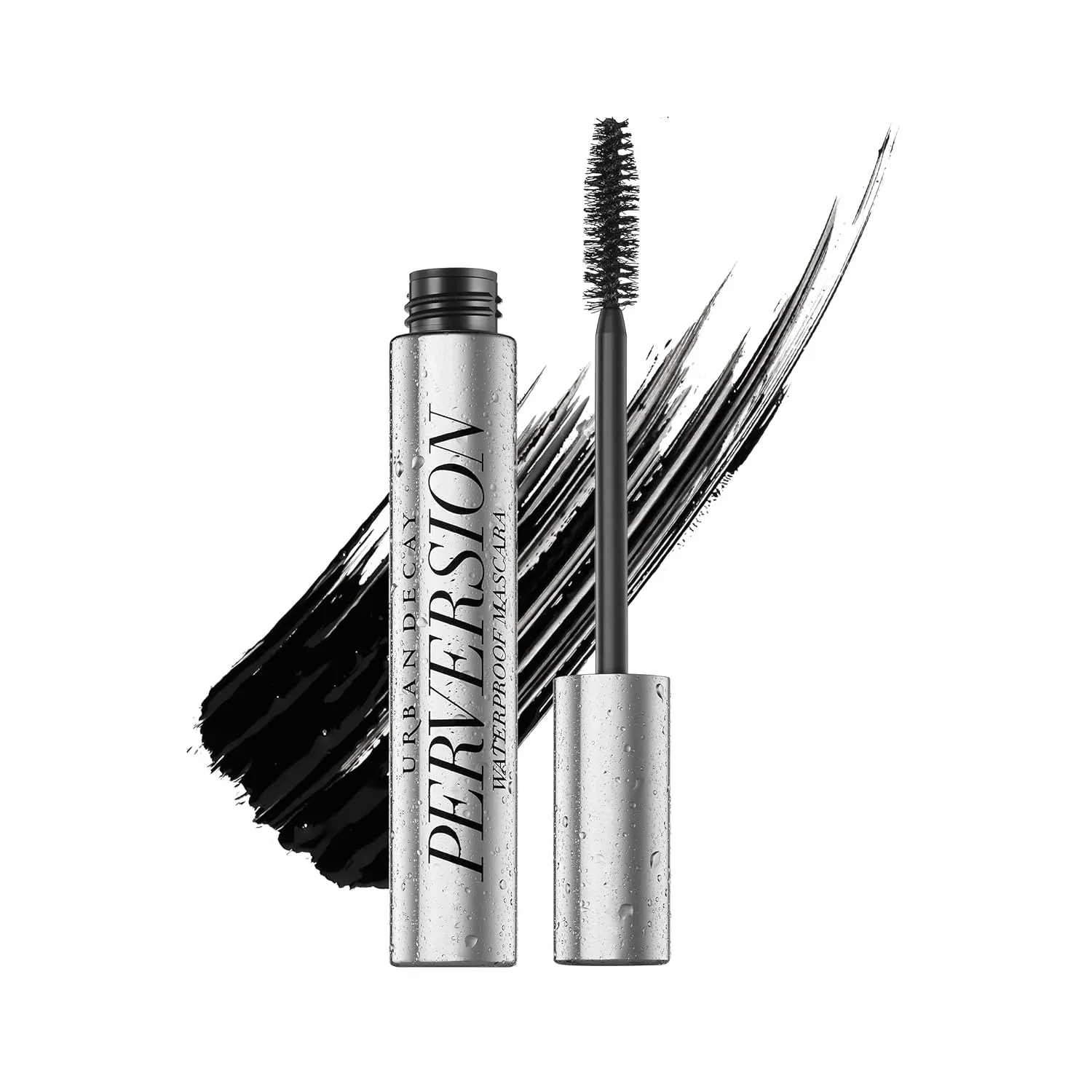 Urban Decay Perversion Volumizing Waterproof Mascara, Black Lengthening Mascara, Buildable Lash Volume & Length, Nourishing Proteins & Amino Acids, Cruelty-free, Paraben-free - 0.34 fl oz