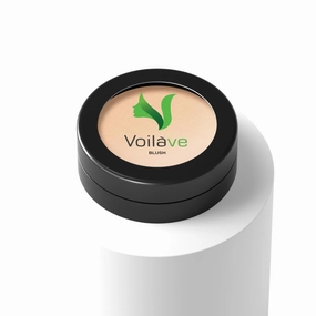 VoilaVe Creamy Peach Blush - Silky Formula For A Natural Look - Talc-free, Paraben-free, Vegan - Made In Canada