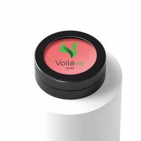 VoilaVe Fantastic Rose Blush - Silky Formula For A Natural Look - Talc-free, Paraben-free, Vegan - Made In Canada
