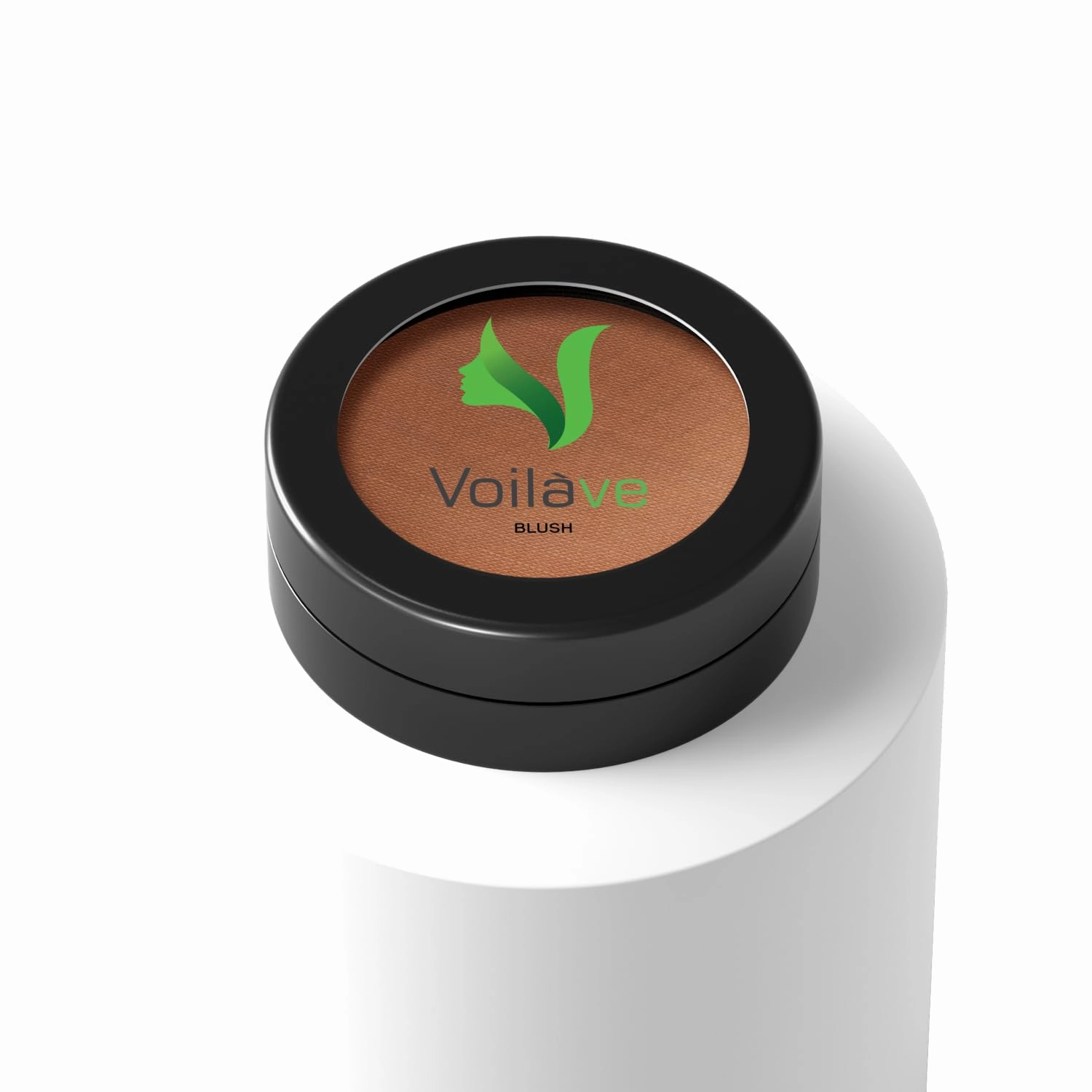 VoilaVe Golden Brown Blush - Silky Formula For A Natural Look - Talc-free, Paraben-free, Vegan - Made In Canada