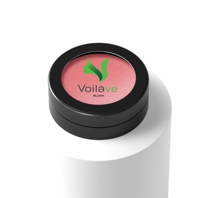 VoilaVe Rouge Rose Blush - Silky Formula For A Natural Look - Talc-free, Paraben-free, Vegan - Made In Canada