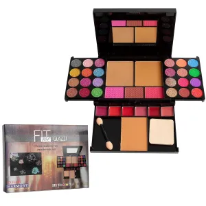 Vtrem All in One Makeup Kit - 36 Eyeshadow Palette, 28 Lip Gloss, 4 Concealer, 3 Blusher, 1 Highlight & Contour, Bronzer, Glitter Cream, 1 Brush - Face Eye Make Up Set Gift for Beginners And Pros